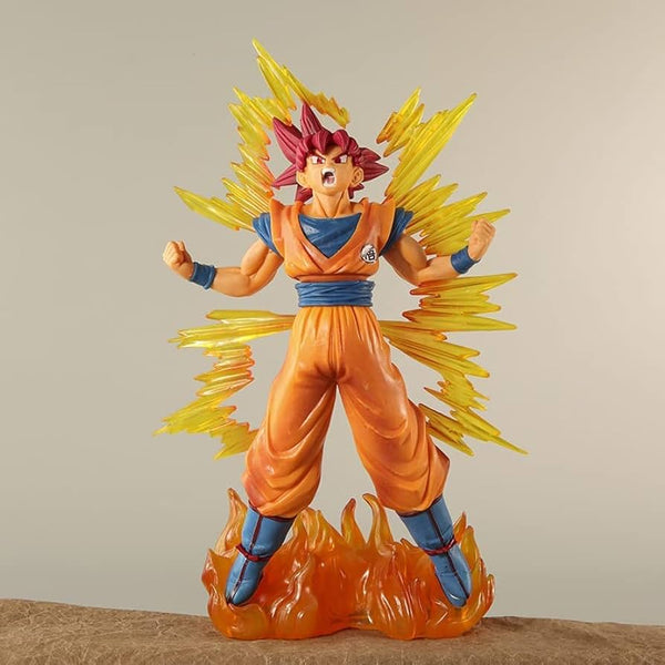 Goku Super Saiyan God Power Action Figure - 25 cm