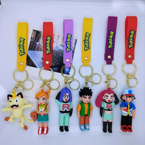 Pocket Monster Figure Keychain - Single Piece