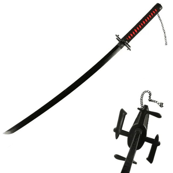 Bleach Ichigo Kurosaki's Zangetsu Wooden Katana - Style 2 - Life Size