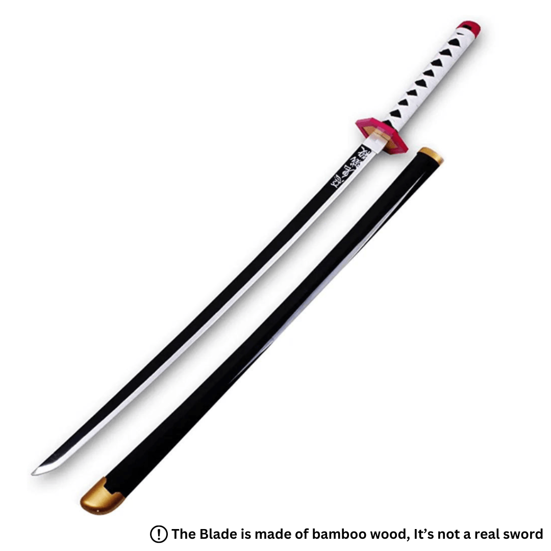 Water Pillar Wooden Katana - Anime Cosplay Katana Available in India ...