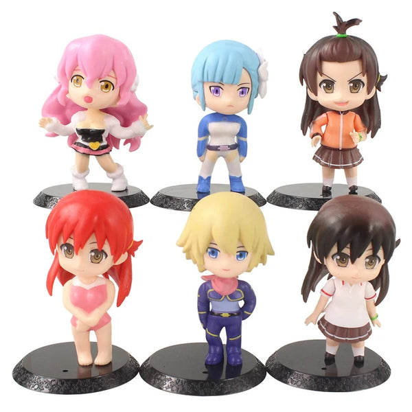 Lagrange: The Flower of Rin-ne Chibi Figures Set of 6 - Height 10 cm