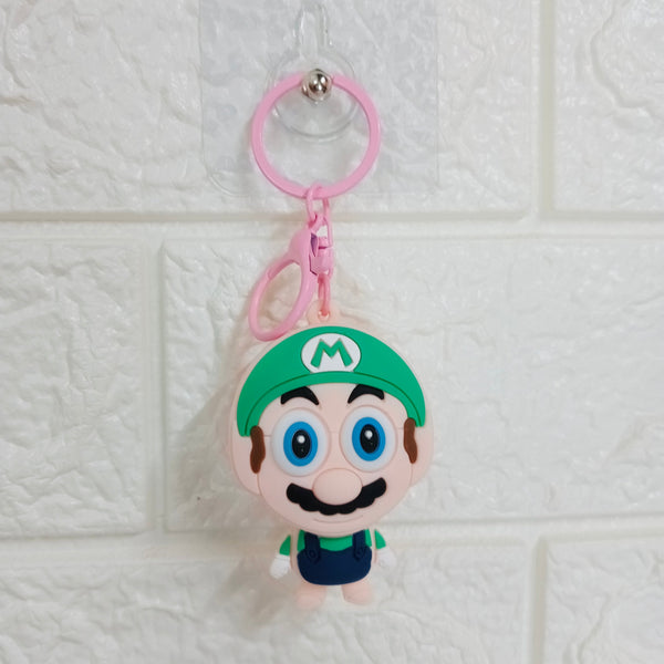 Super Mario Eye Pop Keychain - Green - Single Piece