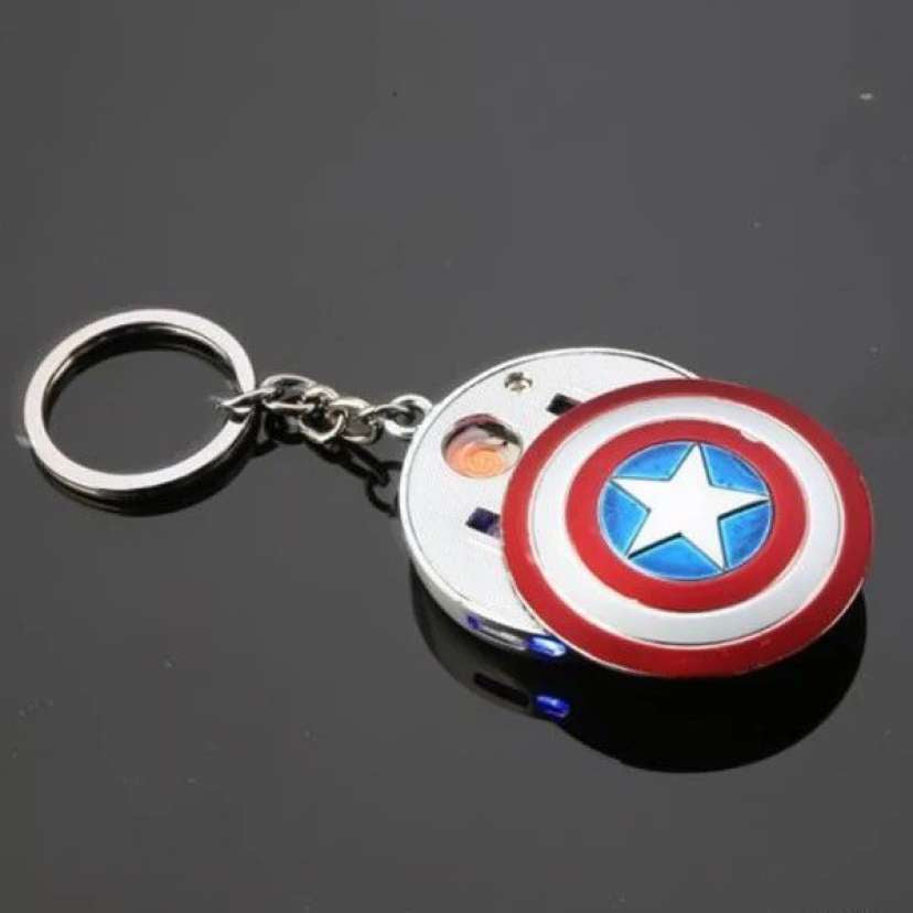 Captain America Shield Lighter Keychain - Superhero Keychains In India ...