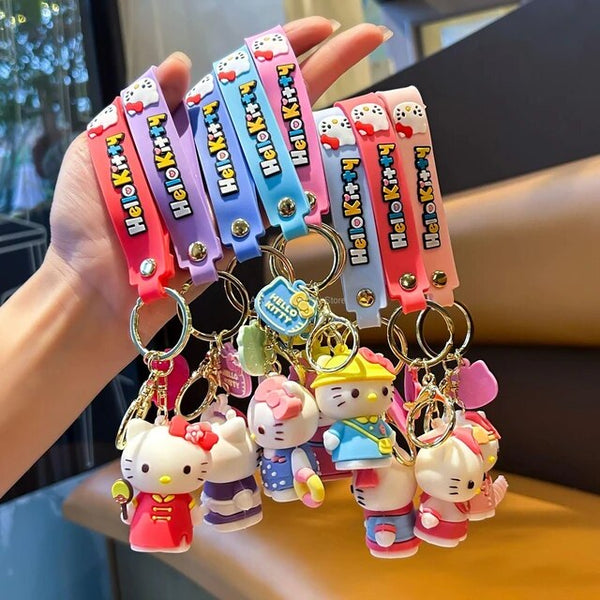 Hello Kitty Costume Keychain - Single Piece