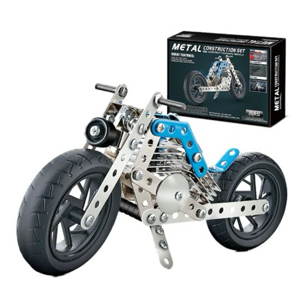 Cruiser Bike - Metal Construction Toys - 140 Pieces - Age 6+