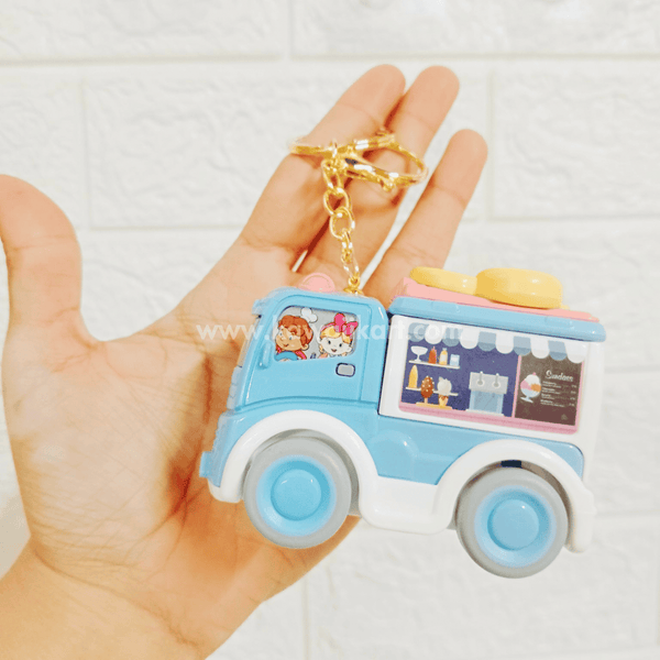 Ice-cream Truck Keychain - Blue - Single Piece