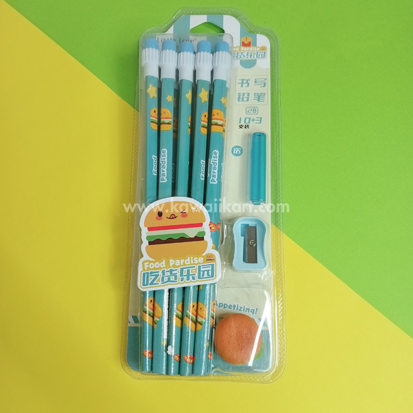 Kawaii Fast Food Pencil - Burger