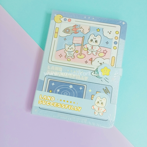 Kawaii Kitty Astronaut Space Diary - Style D - Single Piece