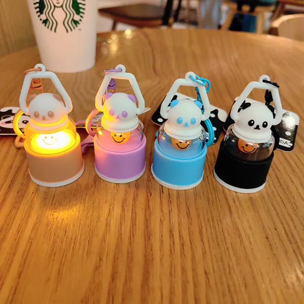 Cute Panda Light Lamp Keychain - Single Piece