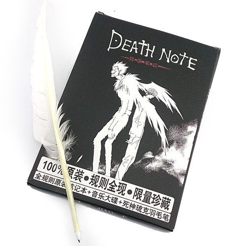 Death Note Diary with Feather Pen
