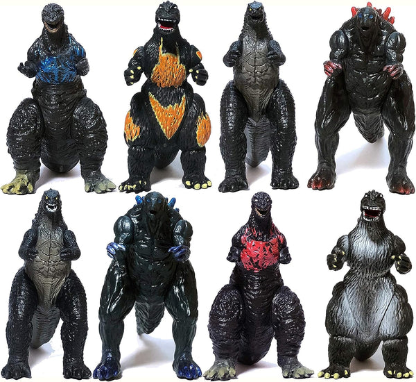 Godzilla Action Figures - Set A - Set of 8 - 10 cm