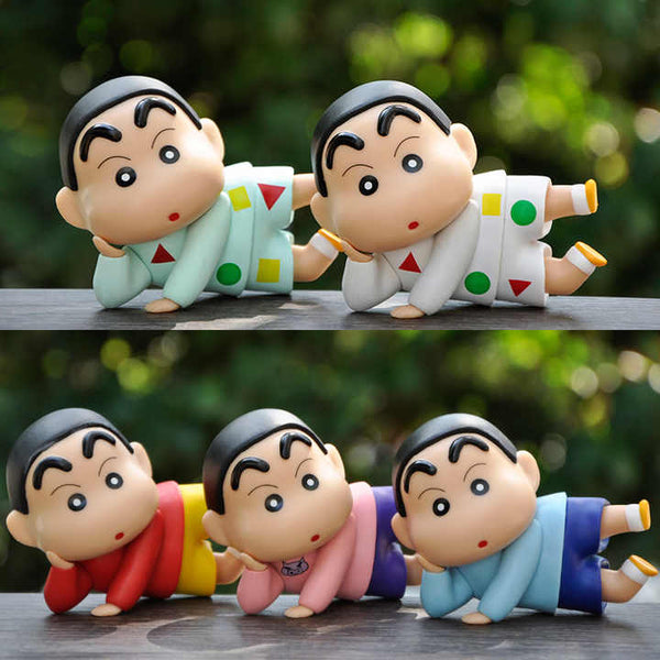 Shinchan Sleeping Figures - Set Of 6 - 8 cm