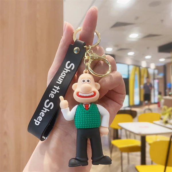 Shaun The Ship Figure Keychain - Farmer - Single Piece