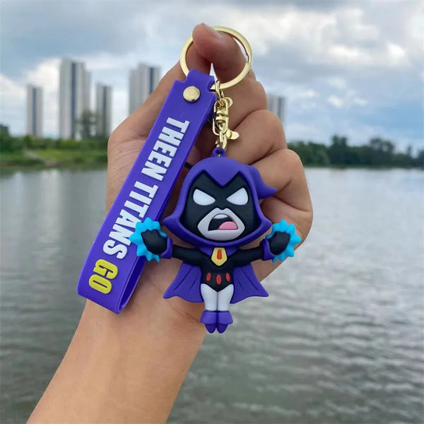 Teen Titans Figure Keychain - Raven - Single Piece