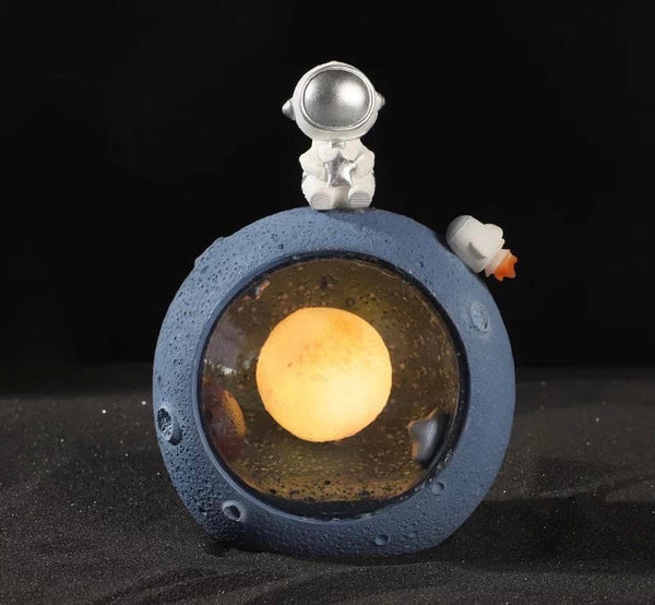 Kawaii Astro Moon Lamp - Silver - Single Piece