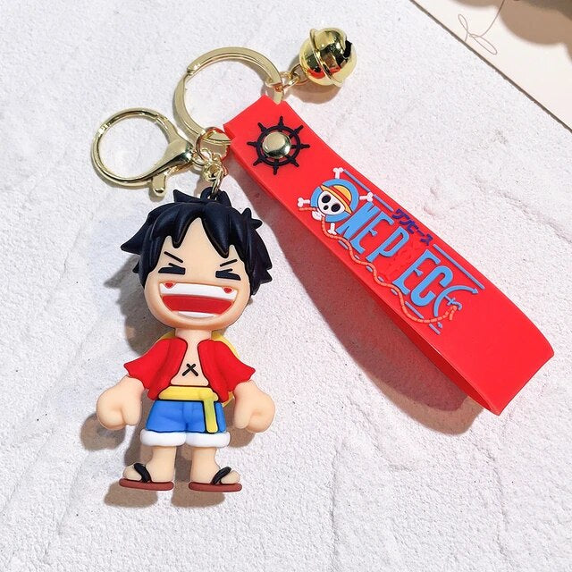 One Piece Monkey D. Luffy Figure Keychain - Gifts Available In India 