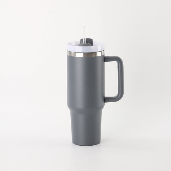 Stainless Steel Travel Tumbler - 1200 ml - Dark Grey - Single Piece