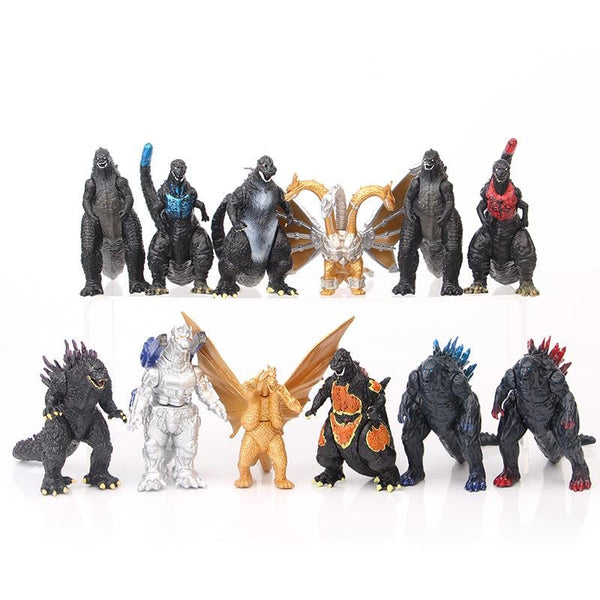 Godzilla Action Figures - Set of 12 - 12 cm