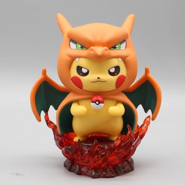 Pikachu Cosplay Charizard Action Figure - 12 cm