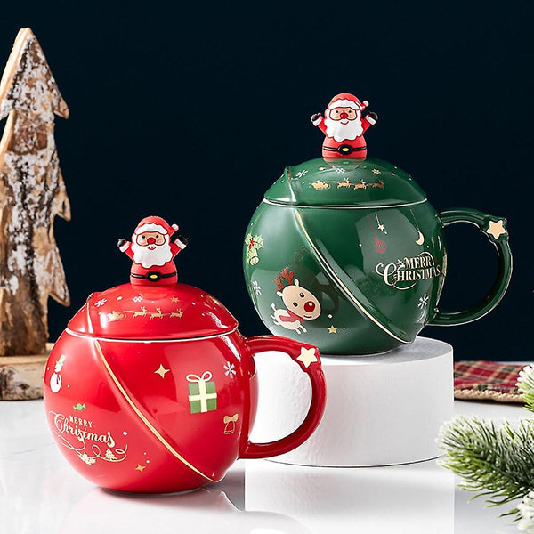 Cute Santa Christmas Mug - Single Piece