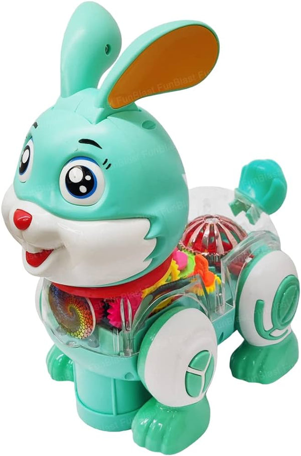 Gear Rabbit Toy - Blue