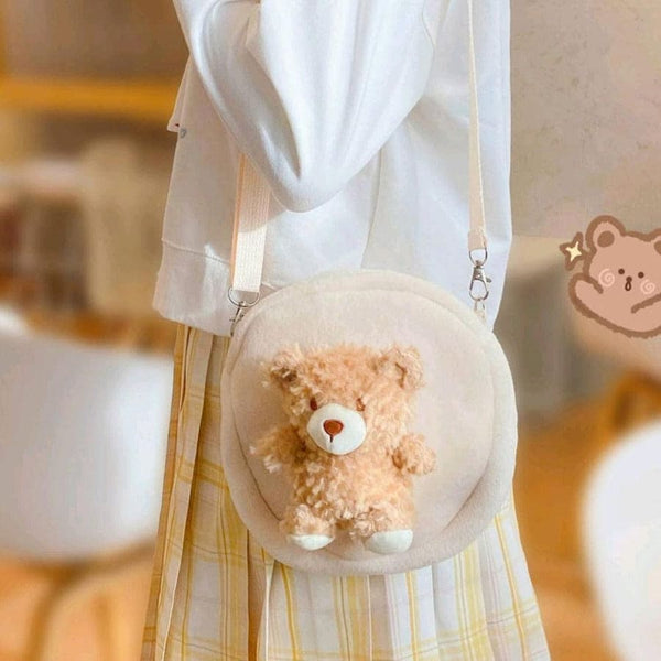Kawaii Teddy Bear Sling Bag