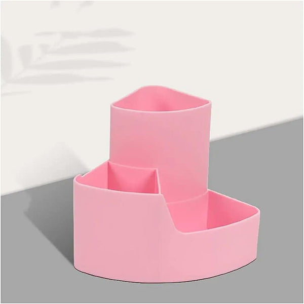 3 Grid Pen Stand - Pink - Single Piece