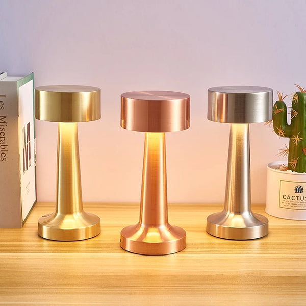 Modern Metal LED Lamp - Single Piece - Assorted Colors