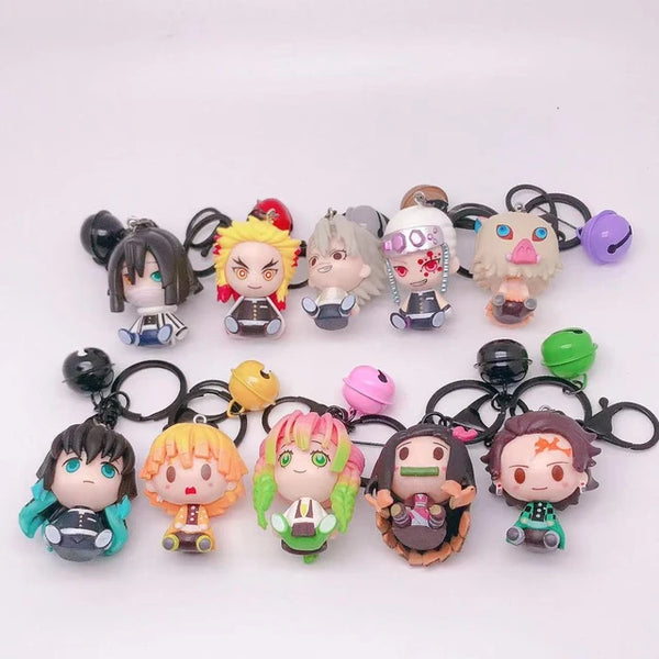 Devil Ninja Chibi Sitting Figure Keychain - Single Piece