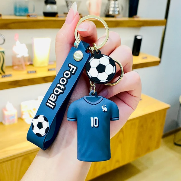 Football Heroes Jersey Keychain - Mbappe - Single Piece