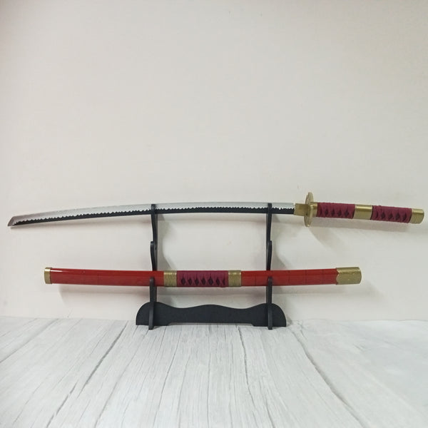 #17 Roronoa zoro's Sandai kitetsu wooden Katana [Scratches and Dent]