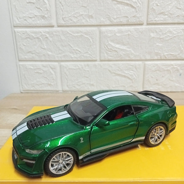 #191 Ford Mustang shelby GT500 Resembling Metal Die Cast car- Green