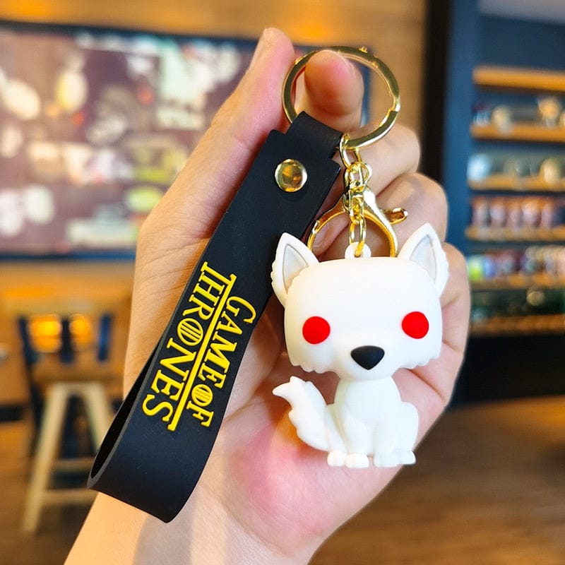 Game of thrones ghost sales keychain