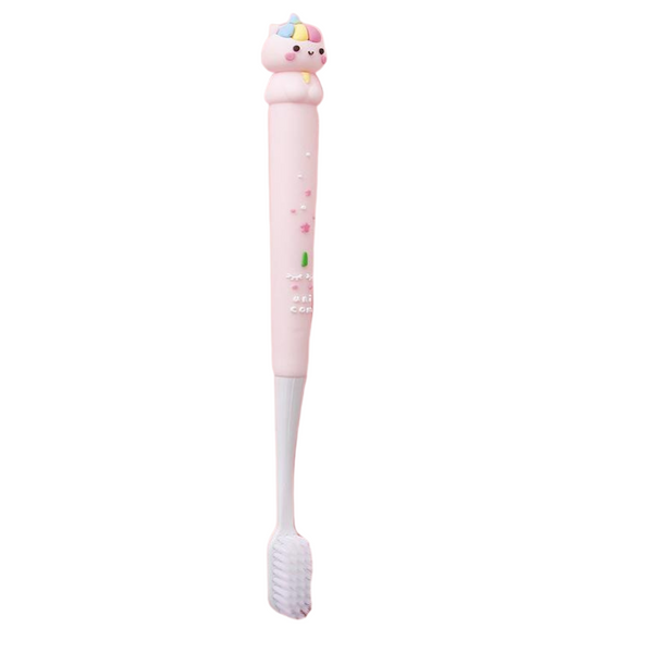 Kawaii Unicorn Kids Kids Toothbrush - Pink - Single Piece