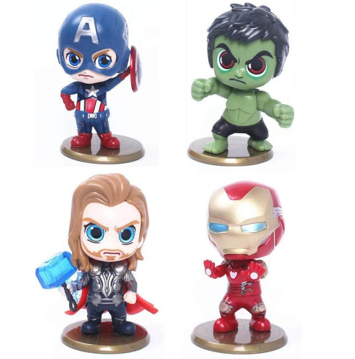 Chibi Avengers Action Figure - Set Of 4 - Avengers Figures in India