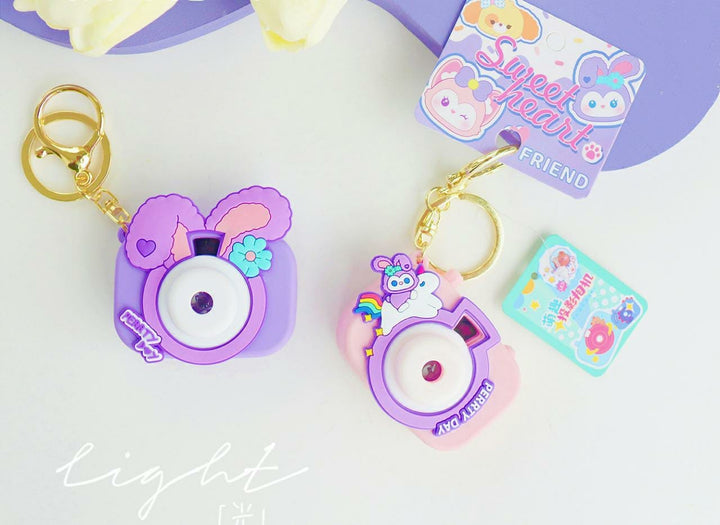 Kawaii Camera Cute Animal Keychains
