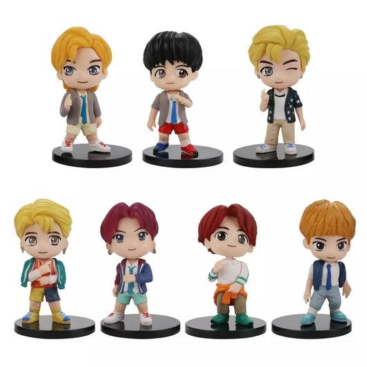 BTS TinyTan POP Rocks Edition Figures Set - BTS Merch in India