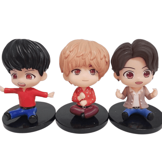 BTS Tiny Tan - Dynamite Sitting - Set Of 7 - BTS Chibi figures in India