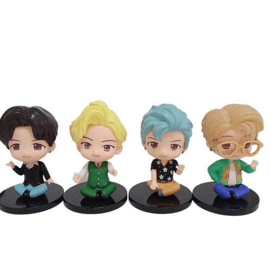 BTS Tiny Tan - Dynamite Sitting - Set Of 7 - BTS Chibi figures in India