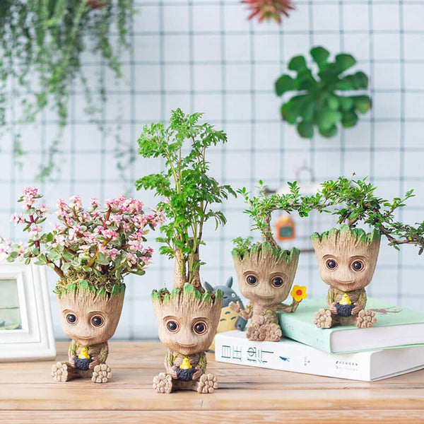 Baby Groot Plant Holder - Kawaii Desk Accessories for your space