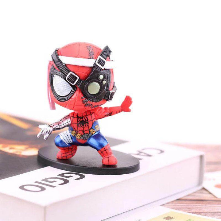 Chibi Spiderman Action Figures - Set Of 3 - Spiderman figurines in India