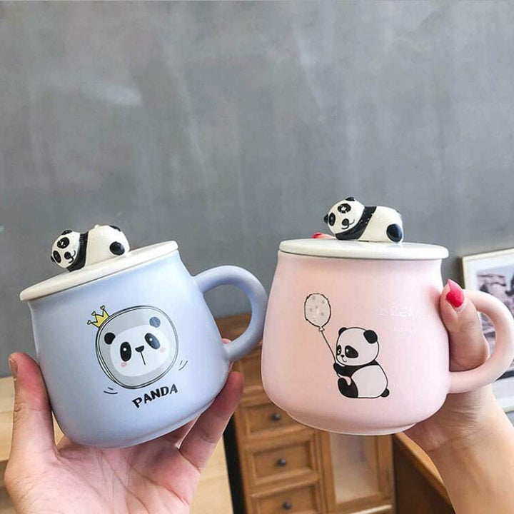 Colorful Panda Mug - Cute & Quirky Coffee Mugs For All Panda Lovers.