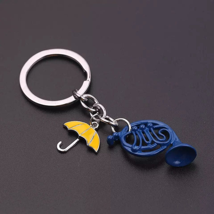 HIMYM Blue French Horn Keychain - Amazing Quirky Keychains
