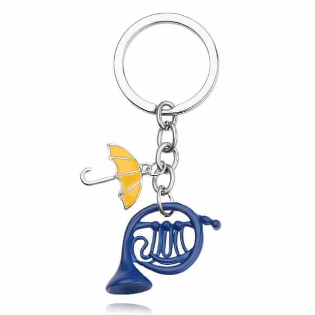 HIMYM Blue French Horn Keychain - Amazing Quirky Keychains