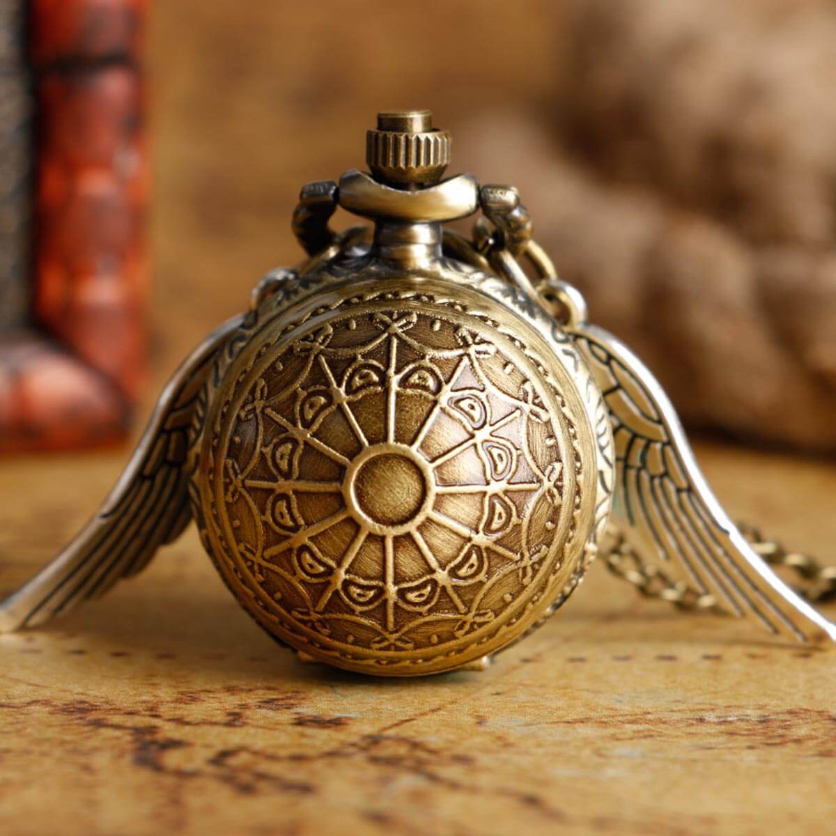 Harry Potter Golden Snitch Pocket Watch Kawaii Kart