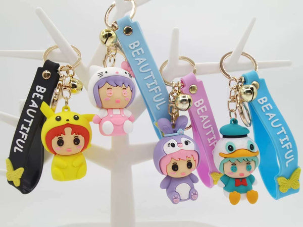 Kawaii Girl Cosplay Keychain - Quirky Keychains available in India