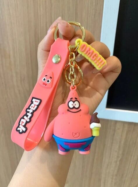 Quirky SpongeBob SquarePants Keychain - Quirky Cartoon Keychains