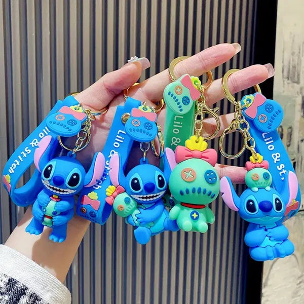 Lilo & Stitch Cartoon Keychain - Kawaii and Quirky Keychains in India