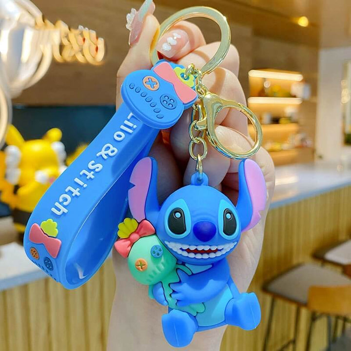 Lilo & Stitch Cartoon Keychain - Kawaii and Quirky Keychains in India