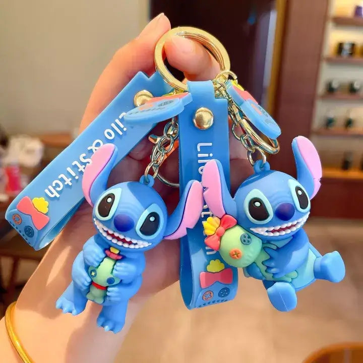 Lilo & Stitch Cartoon Keychain - Kawaii and Quirky Keychains in India